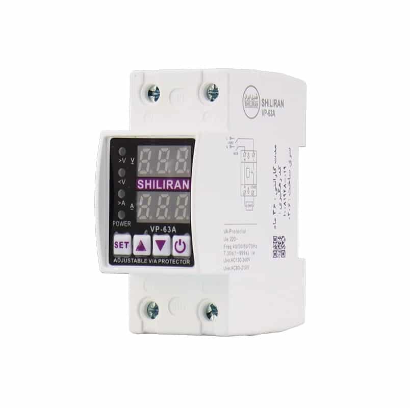control-shiliran-63A-41 محافظ ولتاژ جریان 63 آمپر شیل ایران تک فاز - Image 1